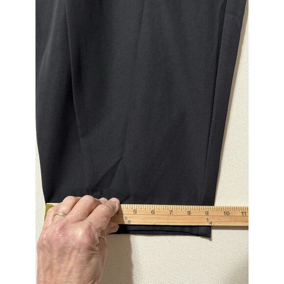Halara Women's Black Slacks Barrel Leg Elastic Waist Plus Sz 2X Classic Career - Picture 7 of 14